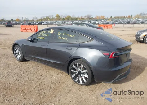 2024 Tesla Model 3 Long Range Dual Motor All-Wheel Drive from USA, damaged, VIN 5YJ3E1EB4RF758808